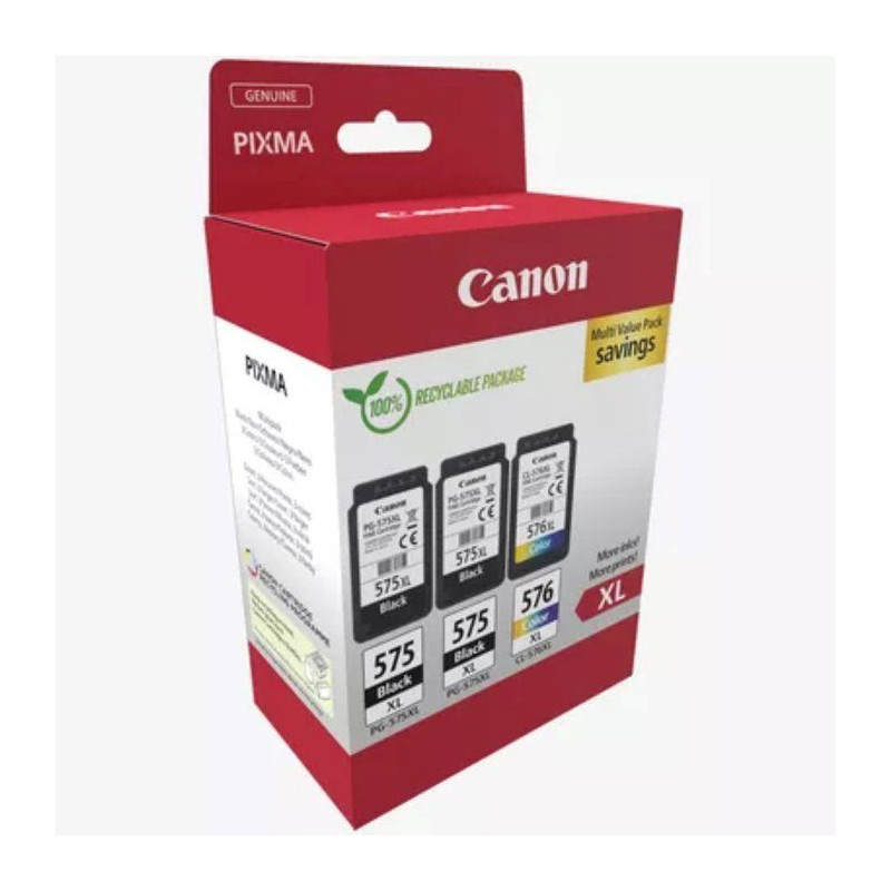 Cartouche d'encre - Canon - PG-575/CL-576 - Couleur + Noir - Value Pac