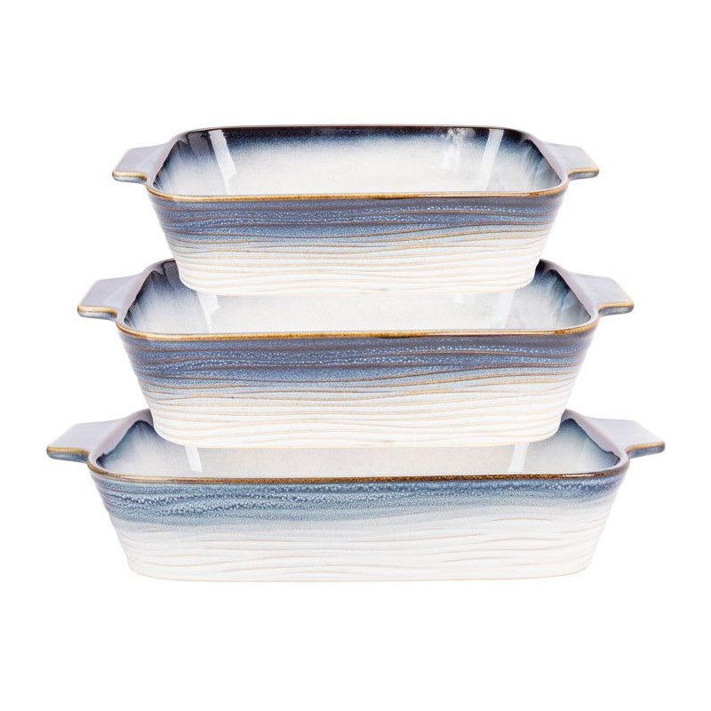 Plat a four - COSY & TRENDY - Nora Set 3 - Résistant chaleur - Polyva