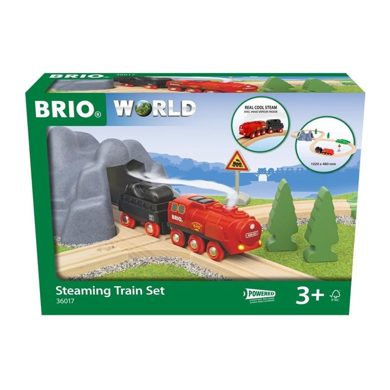 Circuit Locomotive à piles à vapeur - BRIO World - 36017 - Circuit e
