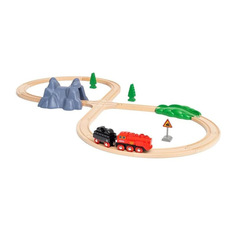 Circuit Locomotive à piles à vapeur - BRIO World - 36017 - Circuit e