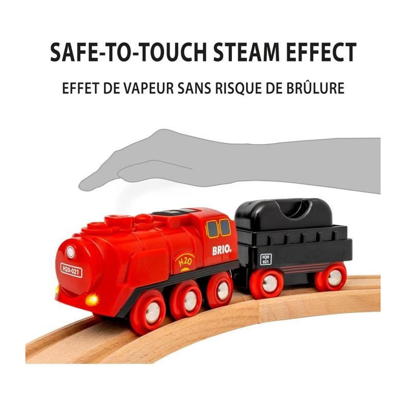 Circuit Locomotive à piles à vapeur - BRIO World - 36017 - Circuit e