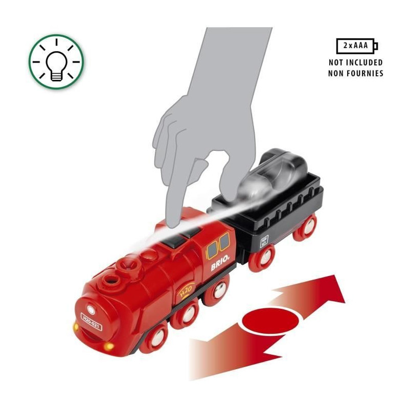 Circuit Locomotive à piles à vapeur - BRIO World - 36017 - Circuit e