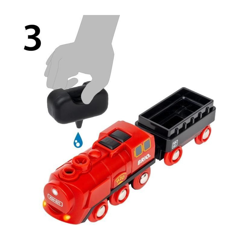 Circuit Locomotive à piles à vapeur - BRIO World - 36017 - Circuit e