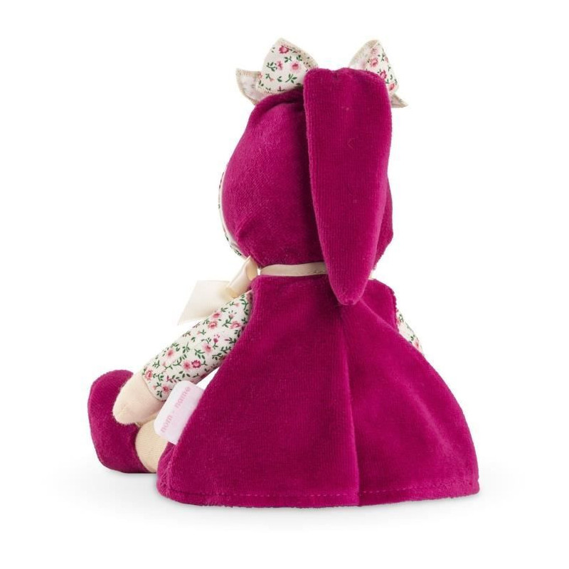 Doudou - COROLLE - Miss Rose Grenadine - 25 cm - senteur vanille - dè