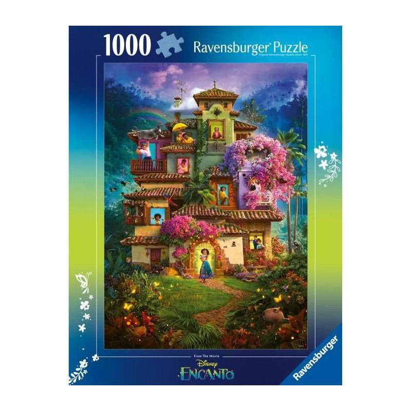 Puzzle 1000 pièces - RAVENSBURGER - 17324 - Encanto (Disney) - Qualit
