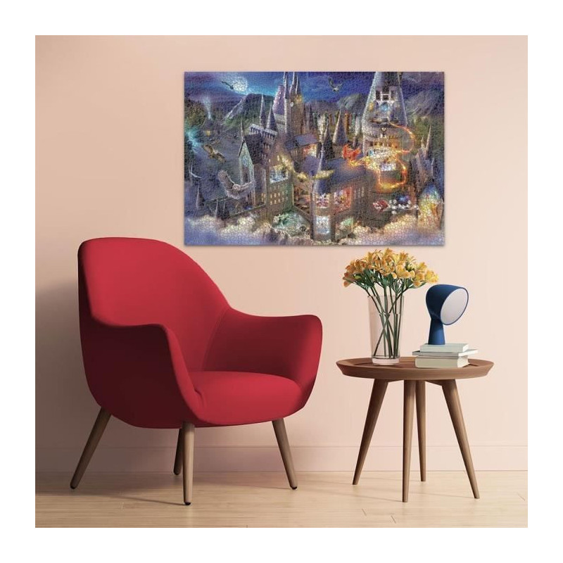Puzzle 3000 pièces Vue sur le château de Poudlard / Harry Potter, d