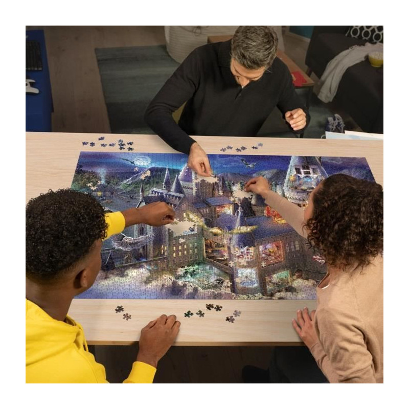 Puzzle 3000 pièces Vue sur le château de Poudlard / Harry Potter, d