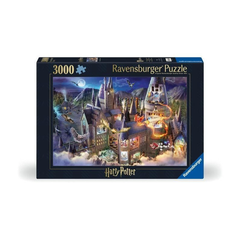 Puzzle 3000 pièces Vue sur le château de Poudlard / Harry Potter, d