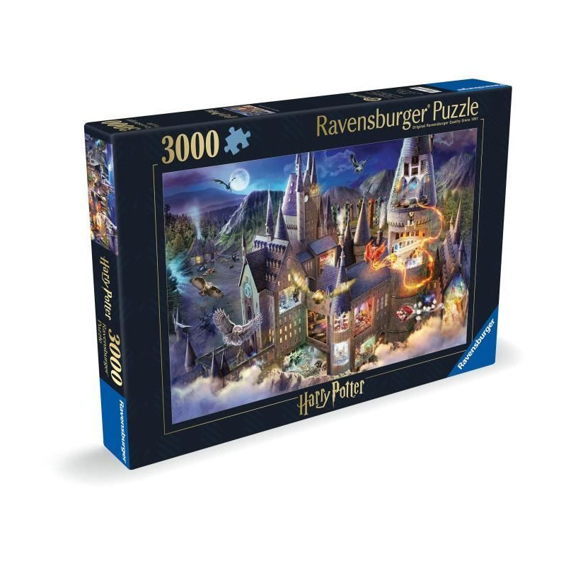 Puzzle 3000 pièces Vue sur le château de Poudlard / Harry Potter, d