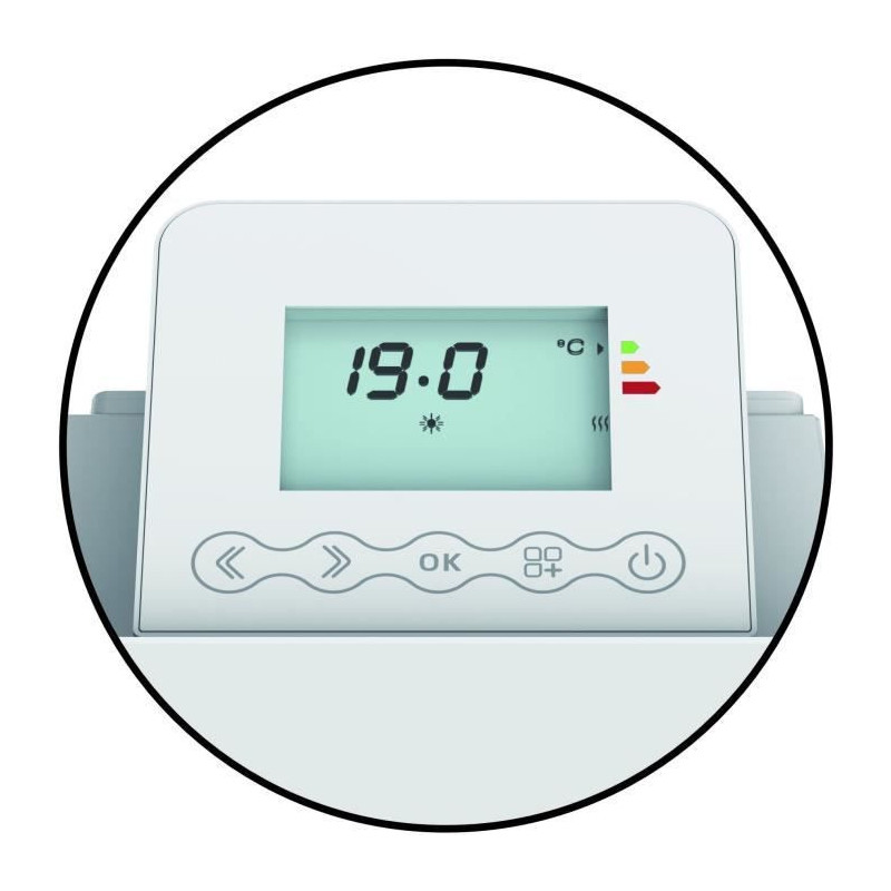Convecteur électrique mural - 1500W - WARM TECH - 230V - Jusqu'a 40m3