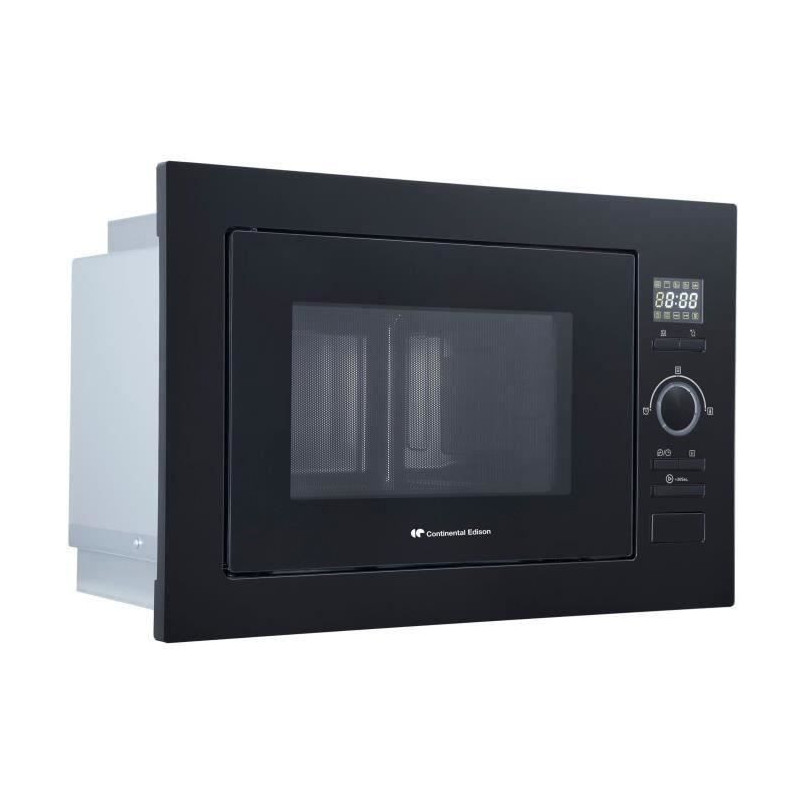 Micro-ondes grill encastrable CONTINENTAL EDISON CEMO25GEB2 Noir L59,5