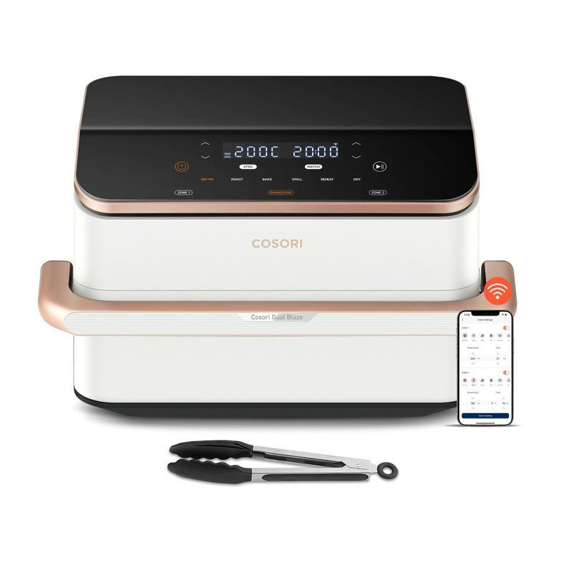 Friteuse sans huile COSORI - Air Fryer Dual Blaze Twinfry Compact - Ca