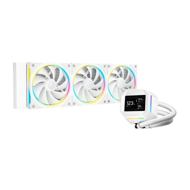 DEEPCOOL - R-LM360-WHDMMC-1 - Watercooling - 360mm AIO - Ecran IPS 2,4