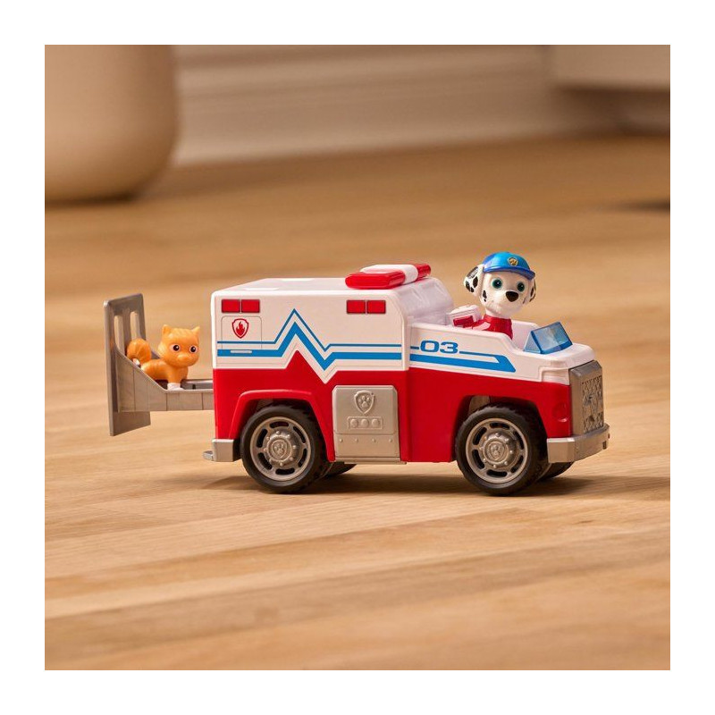 Véhicule et figurine - Marcus - Search & Rescue - La Pat'Patrouille