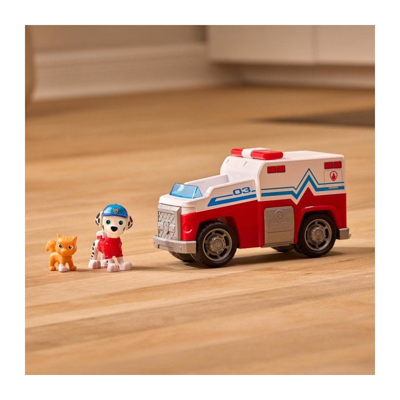 Véhicule et figurine - Marcus - Search & Rescue - La Pat'Patrouille