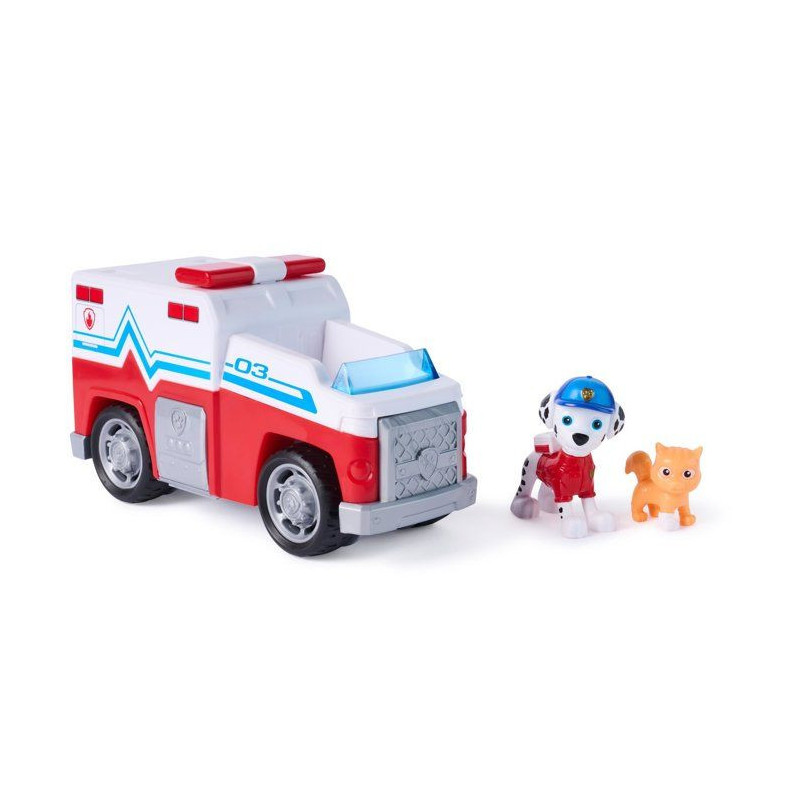 Véhicule et figurine - Marcus - Search & Rescue - La Pat'Patrouille