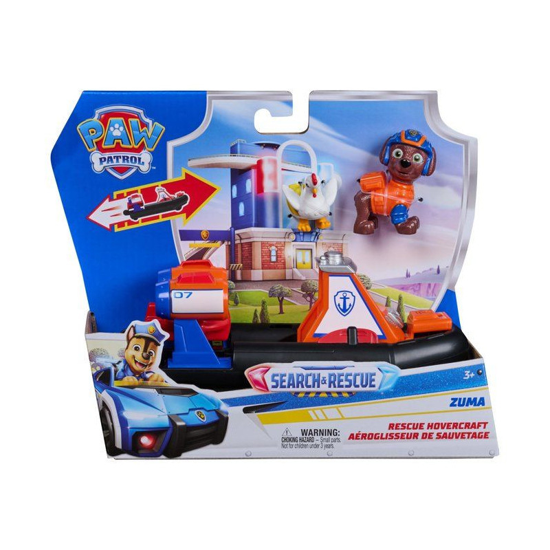Véhicule et figurine - Zuma - Search & Rescue - La Pat'Patrouille