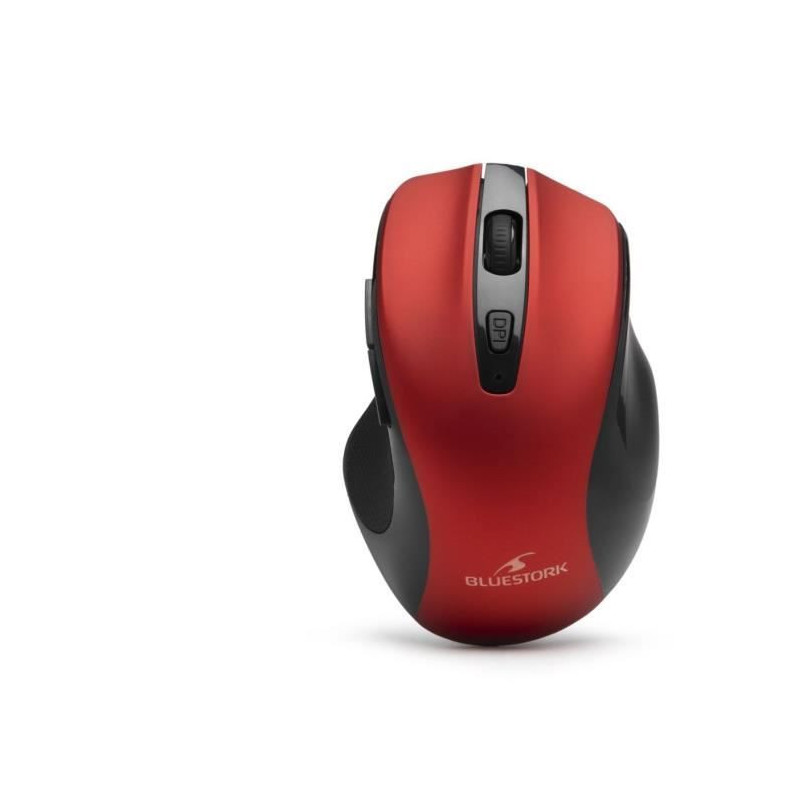 Souris Sans Fil - BLUESTORK - OFFICE 75 - Rechargeable - PC/MAC - Roug