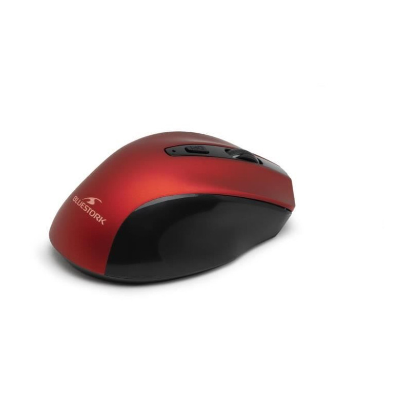 Souris Sans Fil - BLUESTORK - OFFICE 75 - Rechargeable - PC/MAC - Roug
