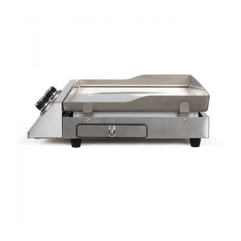 Plancha électrique inox 2 thermostats - LIVOO - DOC302 - 2800W - Plaq