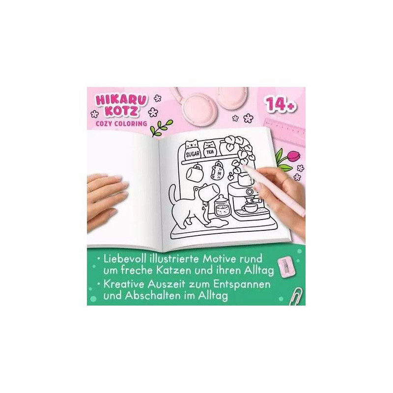 Ravensburger – Cozy coloring – Naughty cats – Coloriage adulte