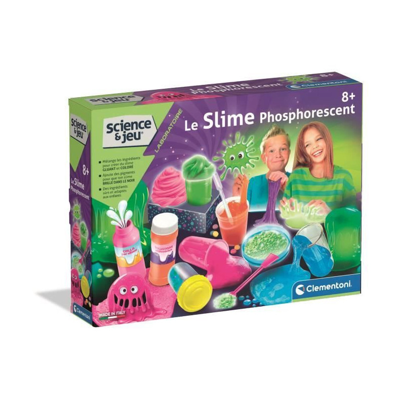 Le slime phosphorescent - Clementoni - Science & Jeu - Jeux Scientifiq