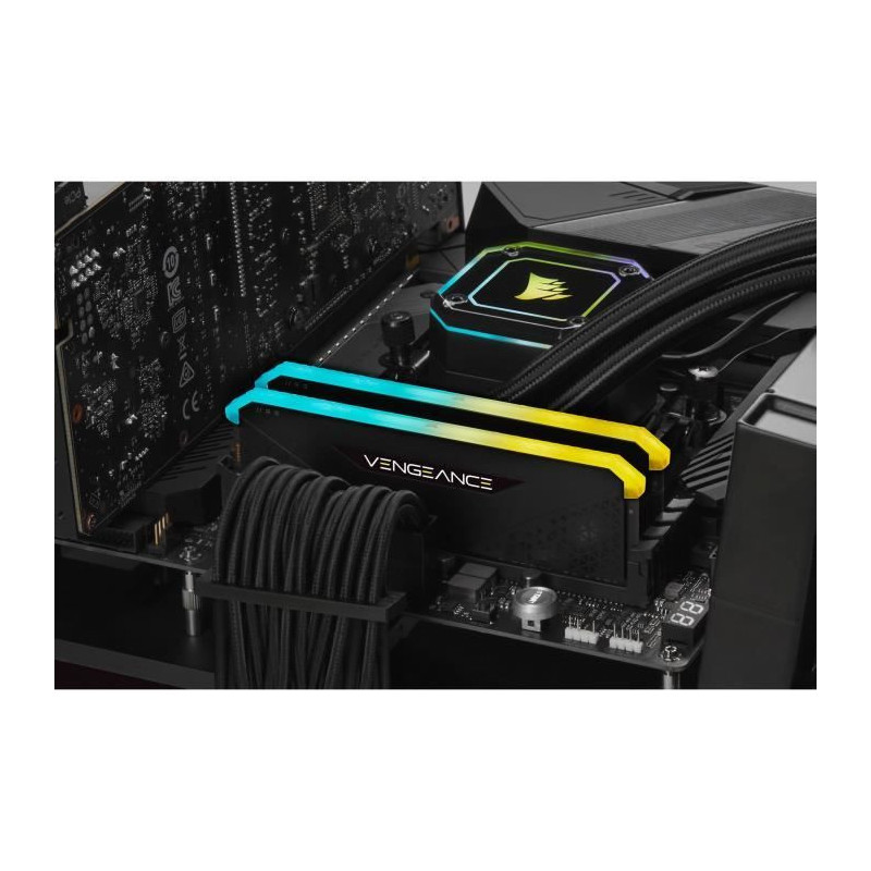 Mémoire RAM - CORSAIR - Vengeance RGB RS - DDR4 - 16GB 2x8GB DIMM - 3
