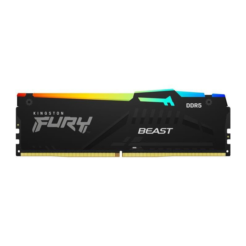 Mémoire DDR5 - KINGSTON - FURY Beast RGB EXPO - 32 Go (2 x 16 Go) - 5