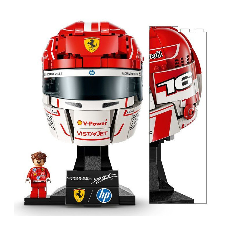 LEGO Editions 43014 Scuderia Ferrari HP Casque de Charles Leclerc - Ma