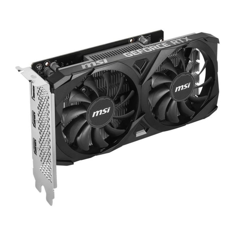 Carte graphique - MSI - VENTUS GeForce RTX 3050 2X E 6G OC NVIDIA 6 Go