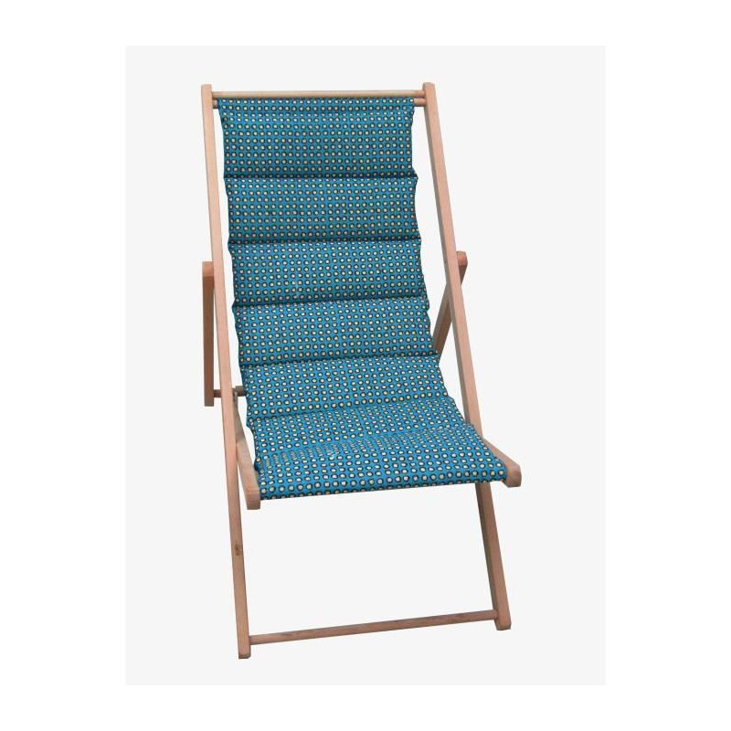 JARDIN PRIVE Chilienne matelassée Douala - Toile amovible - Structure