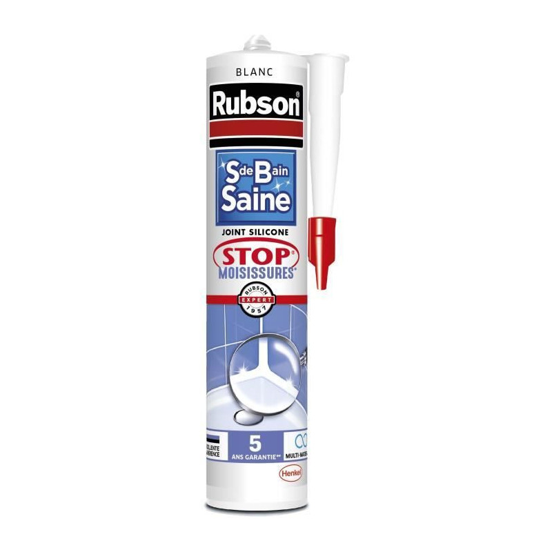 Sanitary Sealant - RUBSON - 2690812 - Healthy Bathroom - Stop Mold - W