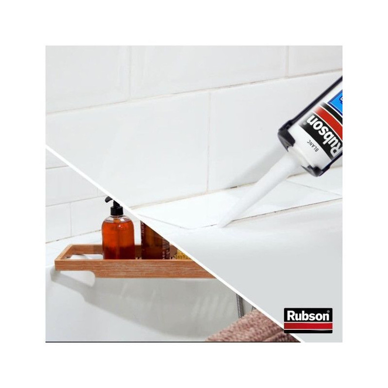 Sanitary Sealant - RUBSON - 2690812 - Healthy Bathroom - Stop Mold - W
