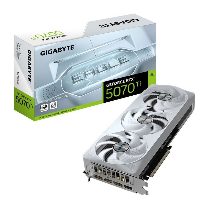 Gigabyte - Carte graphique - RTX 5070TI - Eagle OC Ice - 16Go