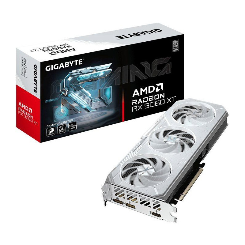 GIGABYTE - GAMING ICE - Carte graphique - AMD Radeon RX 9060XT OC - 16