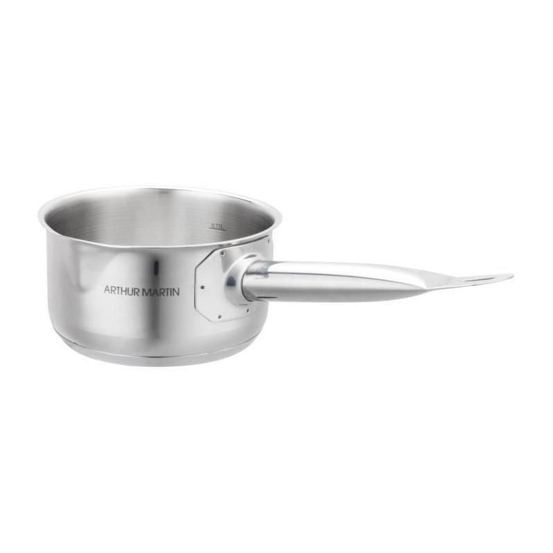 ARTHUR MARTIN Set de de 5 Casseroles - Acier inoxydable - Intérieur s