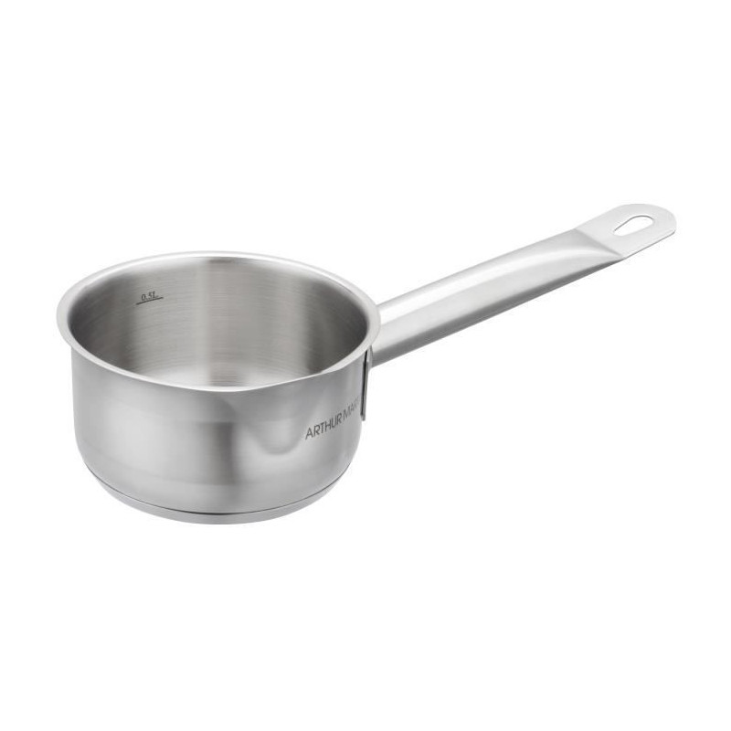 ARTHUR MARTIN Set de de 5 Casseroles - Acier inoxydable - Intérieur s