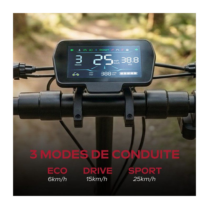 Trottinette électrique - URBANGLIDE - ECROSS GO - 1200W - batterie 48