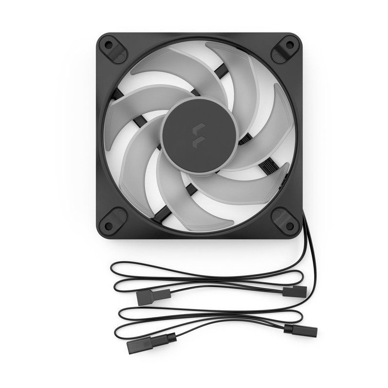 FRACTAL DESIGN - Dynamic 3 12 Reverse RGB Black - Ventilateur - 12 Rev