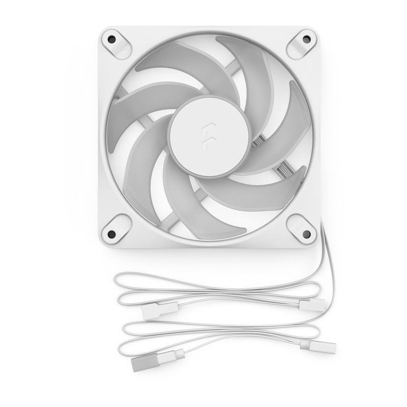 FRACTAL DESIGN - Dynamic 3 12 Reverse RGB White - Ventilateur - 12 Rev