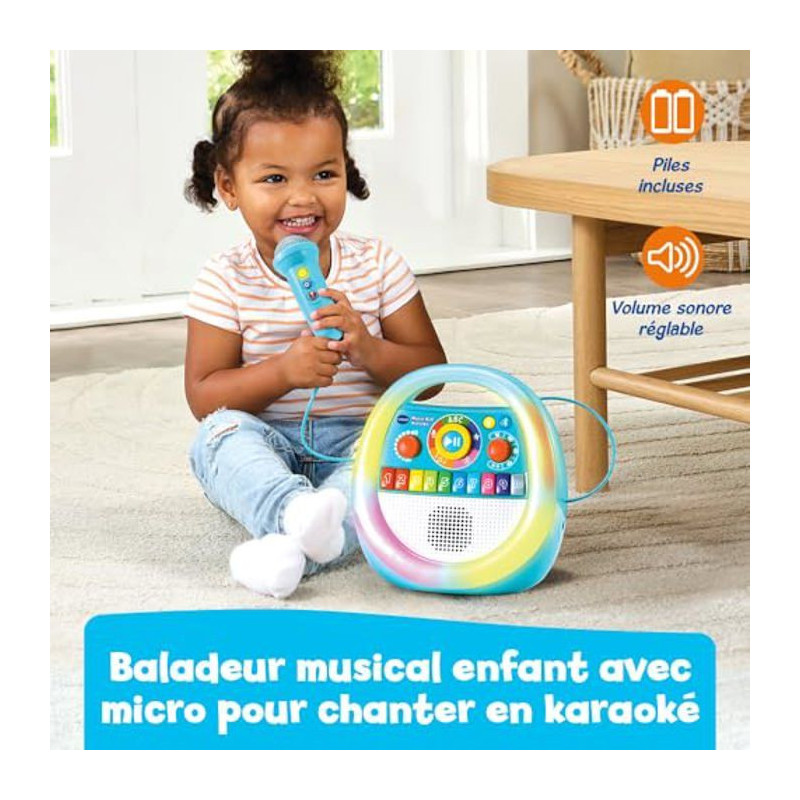 VTECH BABY - MUSIC'KID KARAOKÉ - Bleu