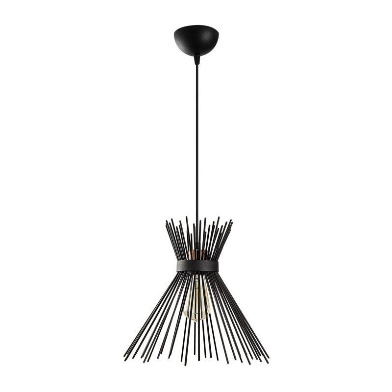 Suspension lustre D BY M.RED Black - Fer noir - Style moderne - Design