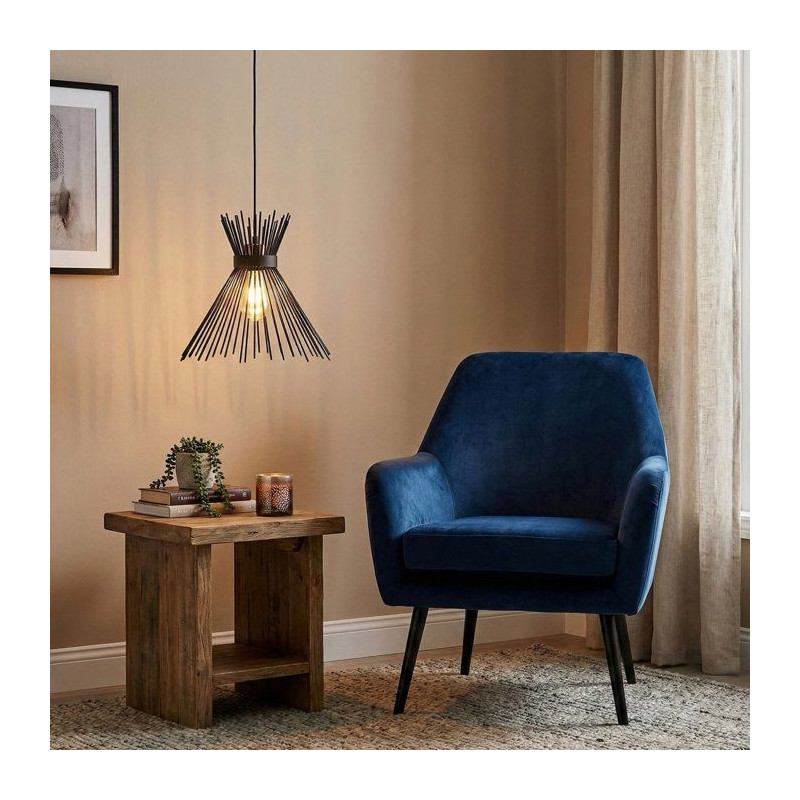 Suspension lustre D BY M.RED Black - Fer noir - Style moderne - Design