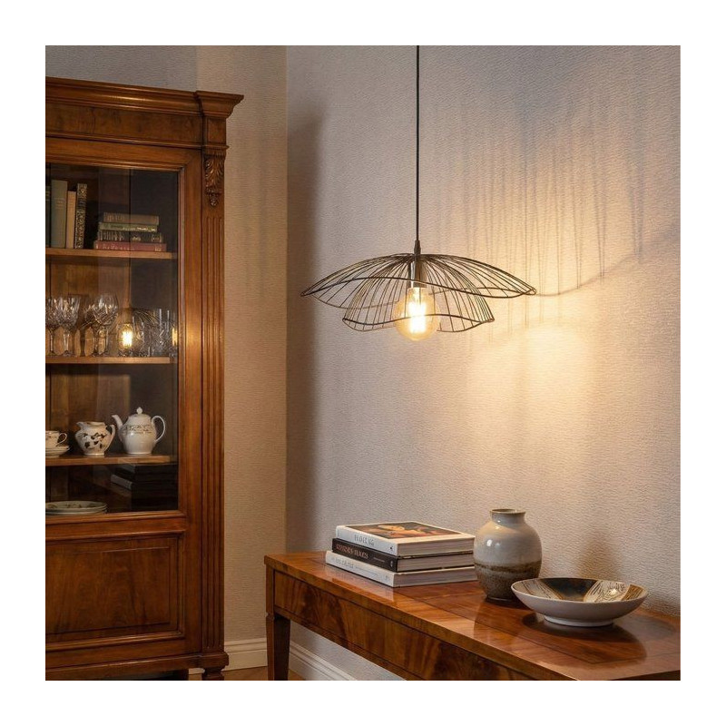 Suspension lustre D BY M.RED Black - Métal noir - Décoration design