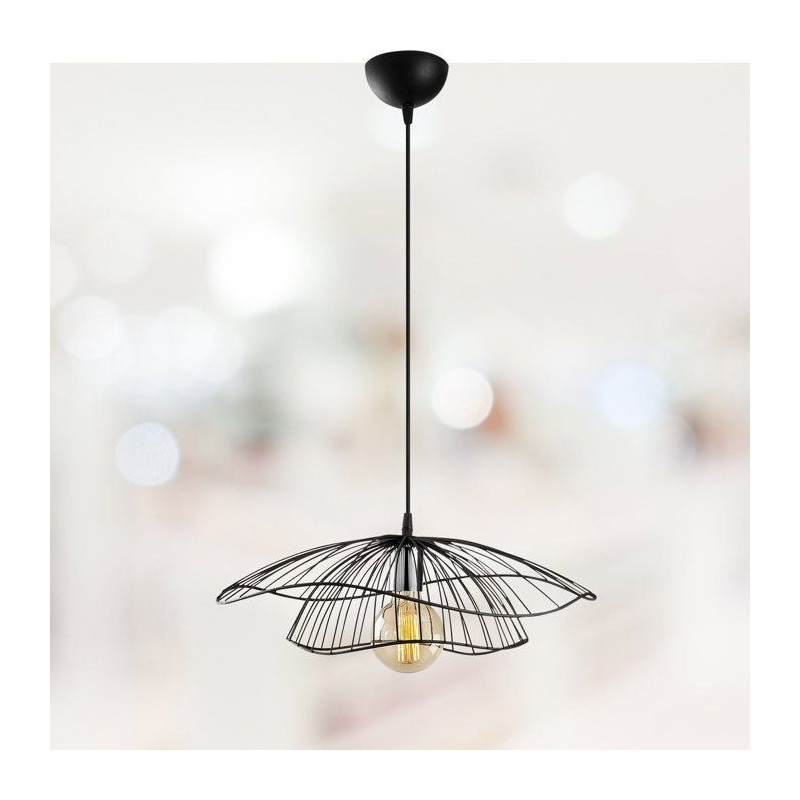 Suspension lustre D BY M.RED Black - Métal noir - Décoration design