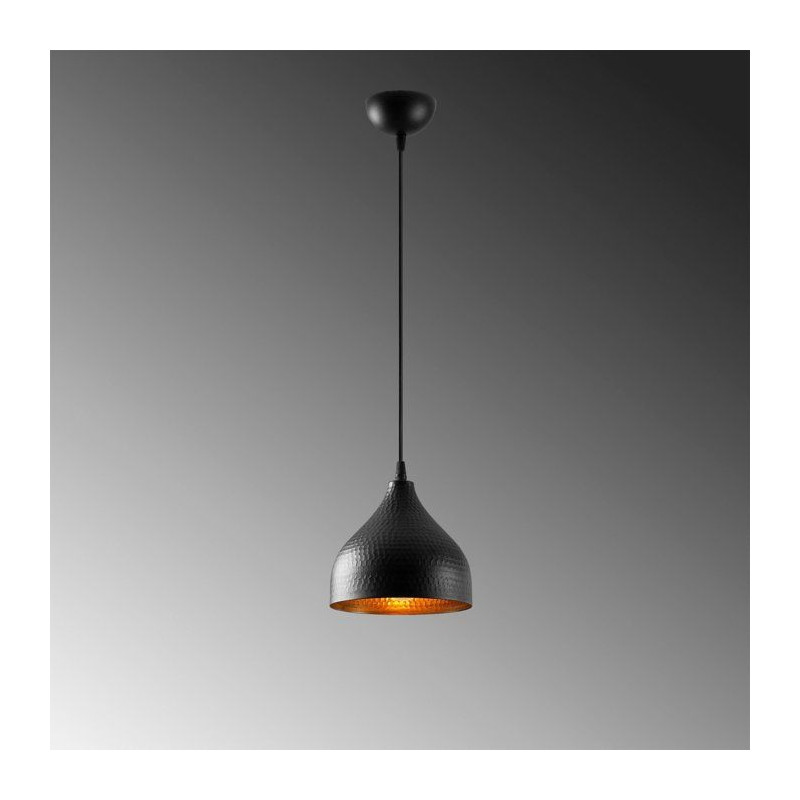 Suspension lustre moderne D BY M.RED Black - Métal noir - Glamour - D
