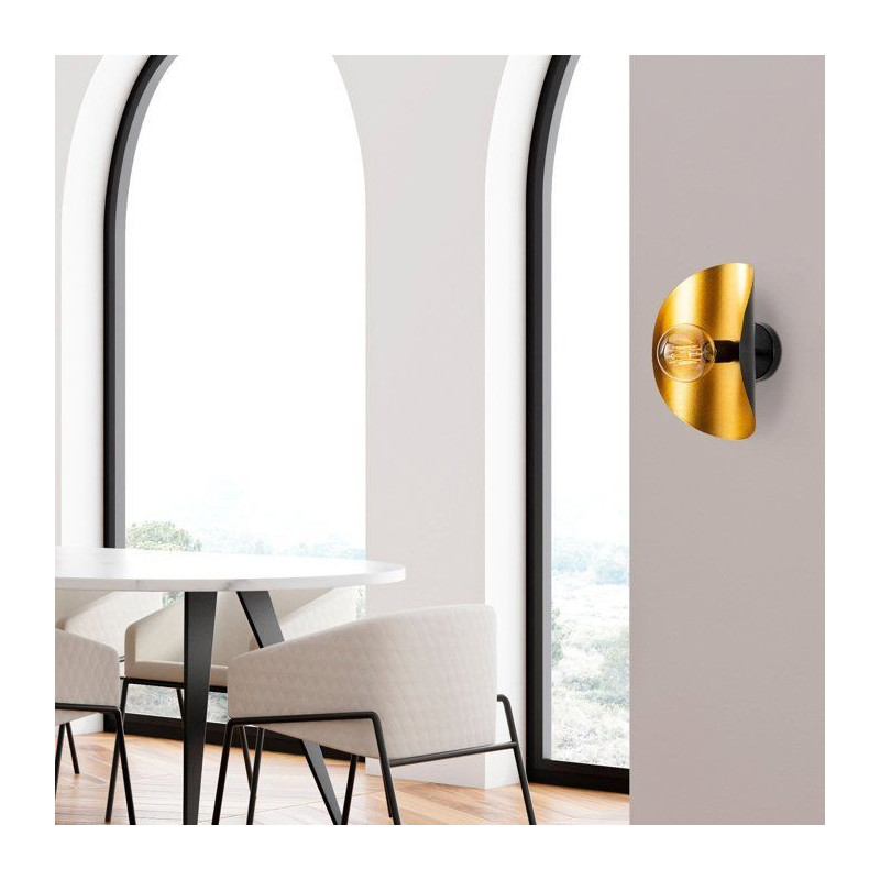 Applique murale Black Gold - Noir et or - Design chic - Finition premi