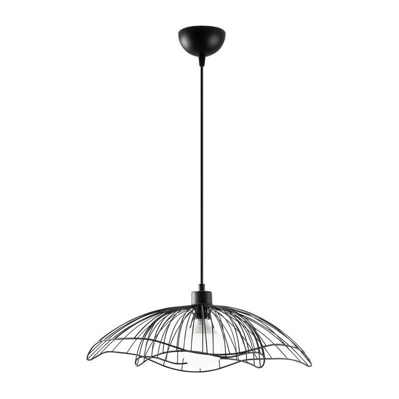 Suspension lustre industriel D BY M.RED Black - Métal robuste - Desig