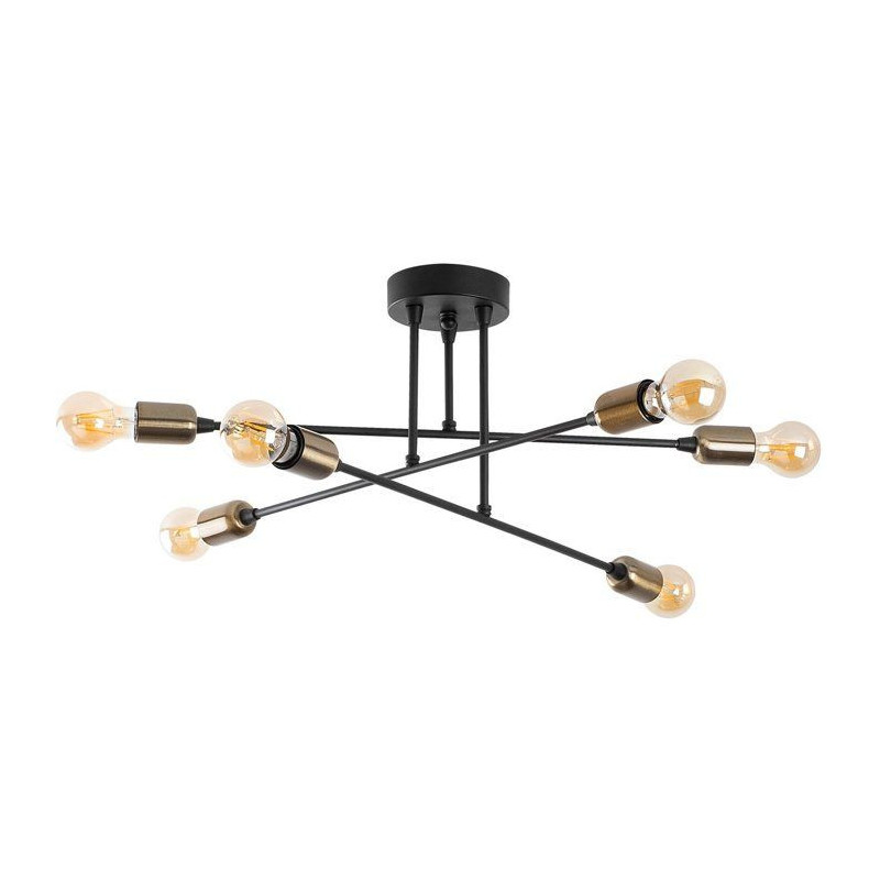 Suspension lustre D BY M.RED Black - Métal noir - Glamour - Ambiance