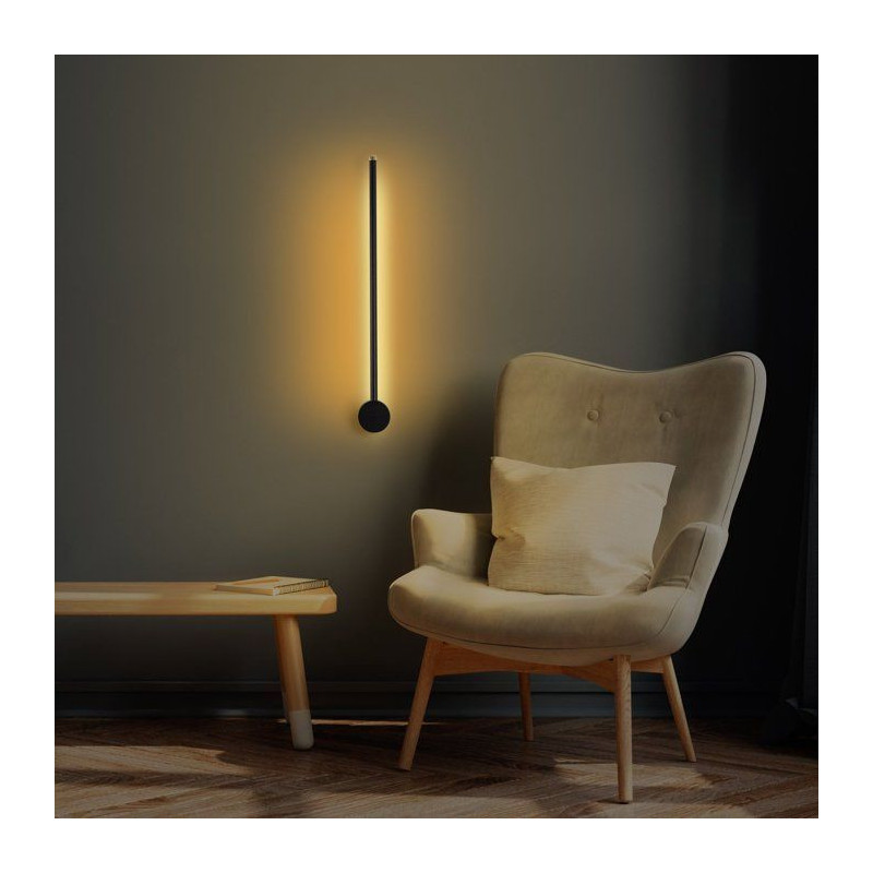 Applique murale Black - Métal noir - Design moderne - Eclairage déco